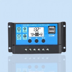 10A 20A 30A 40A 50A 60A  12V 24V  PWM Auto Solar Charge Controller 5V Output Solar Cell Panel Regulator PV Home With LCD Dual USB