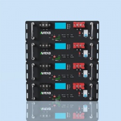 ANENJI 51.2V 100Ah LiFePO4 Battery Rack-mounted Battery 5KWH 6000+ Cycle with RS485/CAN Built in BMS 5KWH Support Parallel for Solar System