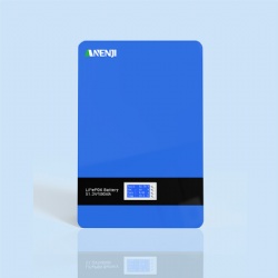 ANENJI 51.2V 100Ah Powerwall LiFePO4 Wall-Mounted Battery Pack 48V 5Kwh for Solar Off/On Grid Built-in BMS 6000+ Cycles