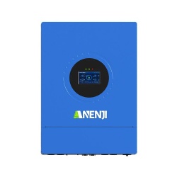 Anenji 12KW 48V Hybrid Solar Inverter Split Phase 120V/240V Dual MPPT Charger Parallel