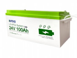 ANENJI 24V 100ah Lifepo4 Battery IP65 Built-in Smart BMS 6000+ Deep Cycles for RVs Solar System Trolling Motors Security Monitor