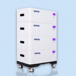 ANENJI 51.2V 200AH LiFePO4 10Kwh/20kwh/30kwh/40kwh Stackable Battery for 51.2V System Built-in BMS System Power Storage with LCD Display