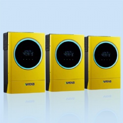 ANENJI 18KW Hybrid Solar Inverter 230Vac MPPT 120A Solar Charger 500Vdc 1 Phase & 3 Phase Dual Output LED Ring Lights Touchable Button Built-in WIFI BMS Support