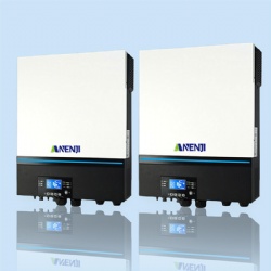 ANENJI 22KW 48V MPPT Hybrid Solar Inverter Off-Grid Parallel Capability with WiFi BMS Support