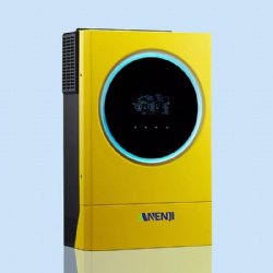 ANENJI 6KW Hybrid Solar Inverter 230Vac MPPT 120A Solar Charger 500Vdc Dual Output LED Ring Lights Touchable Button Built-in WIFI BMS Support